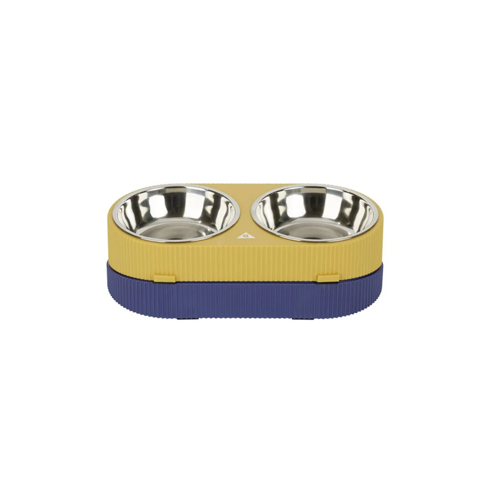 Gamelle double chien 2-en-1 anti glouton Gamelle double chien 2-en-1 anti glouton