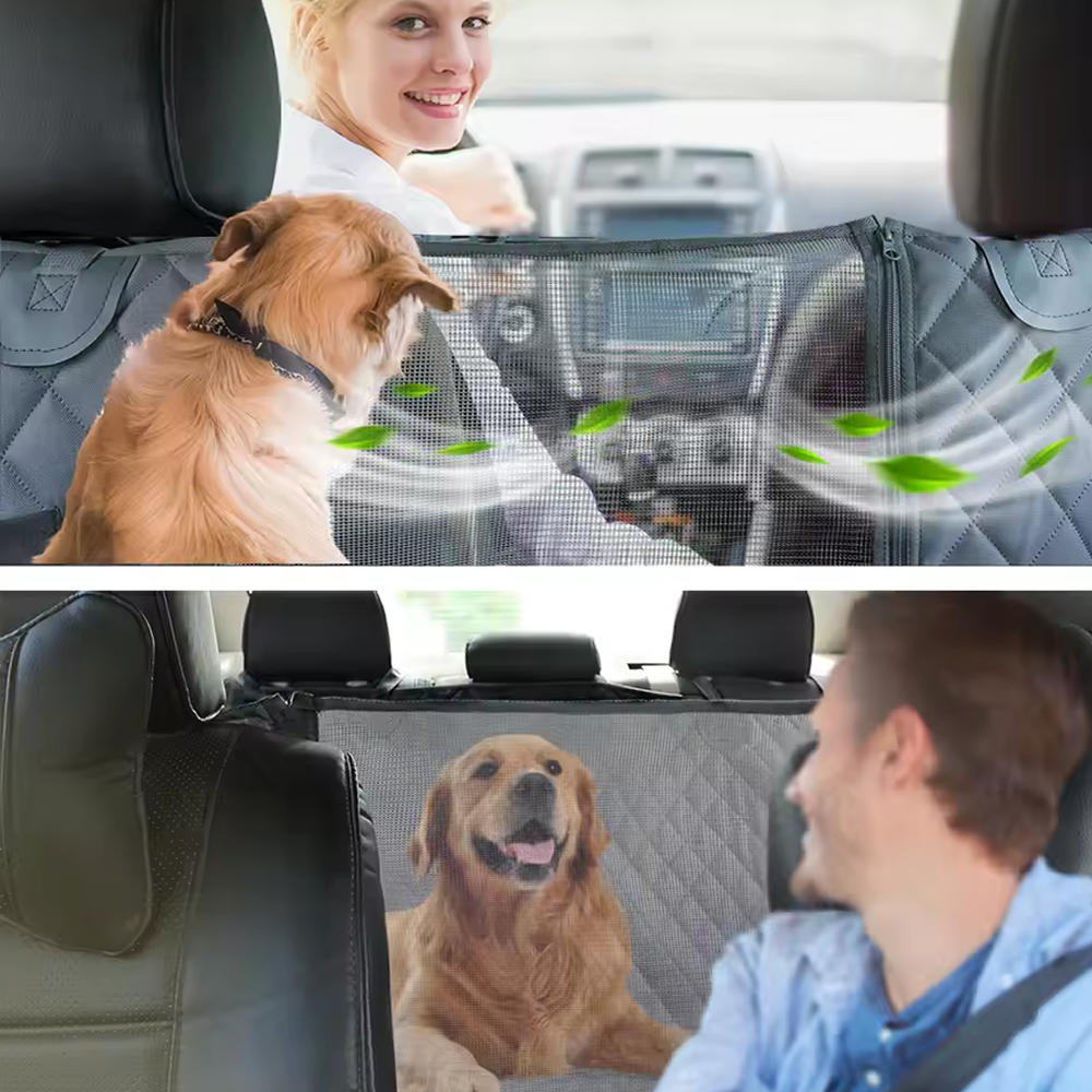 Housse de Siège Auto Imperméable pour Chien 137x147cm Housse de Siège Auto Imperméable pour Chien 137x147cm