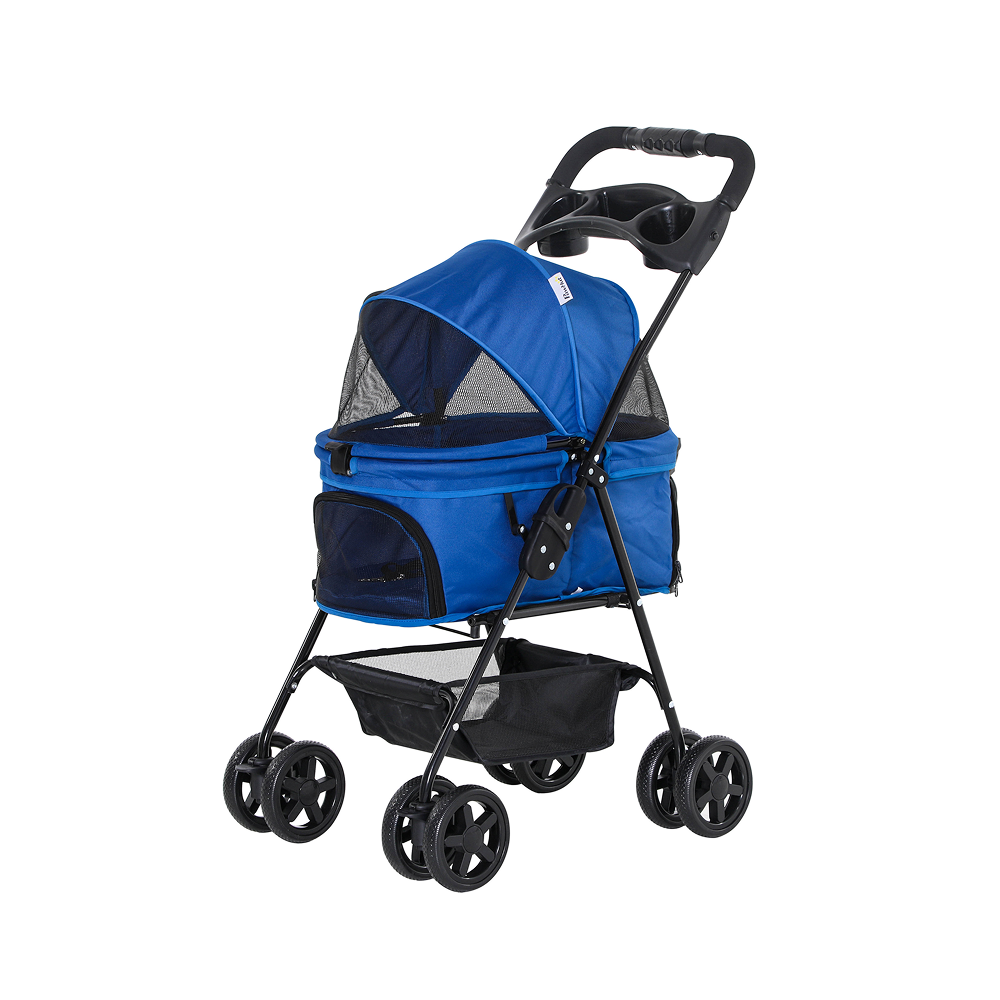 Poussette Pliable pour Chien & Chat PawHut 67 cm Bleue Poussette Pliable pour Chien & Chat PawHut 67 cm Bleue