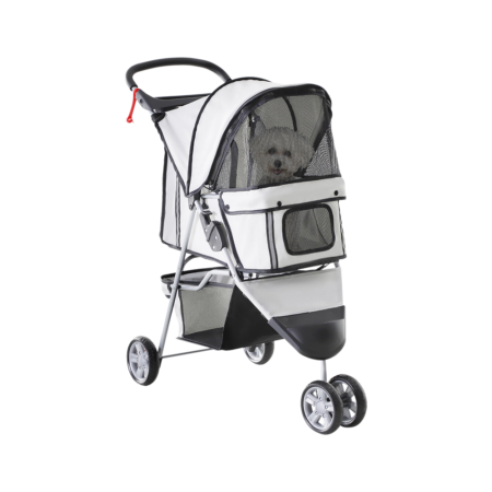 Poussette pour Chien PawHut 75 cm Grise