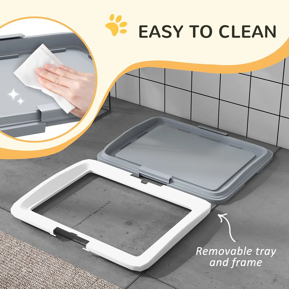 Toilette de Propreté pour Chien ComfortXL 63x48,5 cm Grise Toilette de Propreté pour Chien ComfortXL 63x48,5 cm Grise