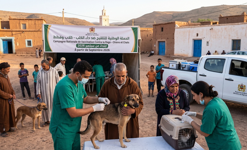 Vaccination antirabique Maroc pour chiens et chats en septembre 2026